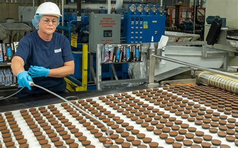how are reese's made in the factory